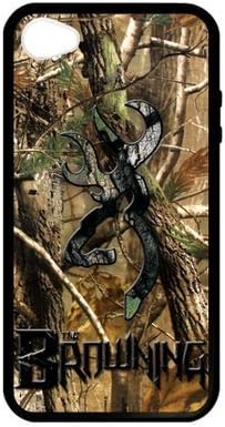 LILICHEN Browning Cutter Logo Tree Camo Case Cover for Iphone 4/4S(Laser Technology) -- Design By LILICHEN