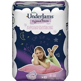 Pampers Underjams changes de nuit, Filles Taille L/XL Paquet 4x9, 36 changes