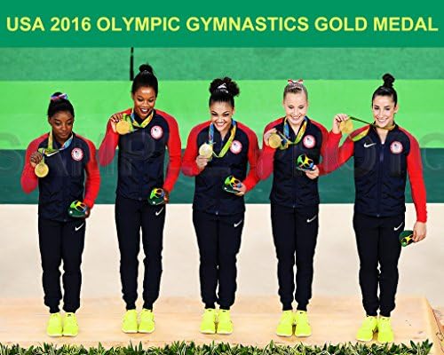 USA 2016 RIO Olympic Gymnastics Gold Medal 8X10 Photo