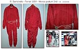 2001 Rubens Barrichello Ferrari racing suit