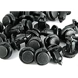 10mm 40 Pcs / Pack Push-type Nylon Bumper Fender Flare Fastener Rivet Clips 91503-SZ3-003 For Honda Accord Civic CR-V CRX Del Sol Element Fit Insight Odyssey Pilot Prelude Ridgeline S2000 Acura CL Integra MDX RDX RL RSX TL TSX