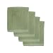 Ritz OK Organic Cotton 4-Piece Dish Cloth Set, Leaf