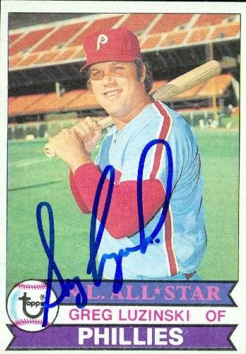Greg Luzinski Autographed/Hand Signed MLB Baseball Card (Philadelphia Phillies) 1979 Topps #540