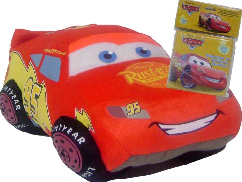 Disney Pixar Cars Mcqueen Plush Figure Bonus Bath Time Bubble Book