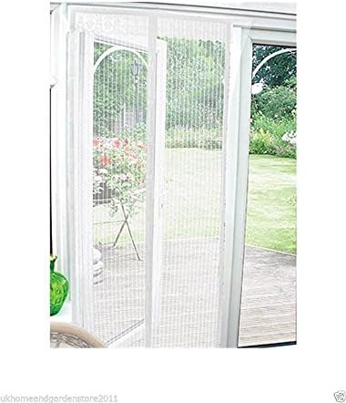 White Magic Curtain Door Mesh Bug Insect Screen