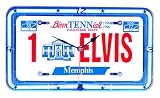 No 1 Elvis Tennessee Neon License Plate Wall Clock Sign