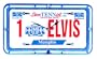 No 1 Elvis Tennessee Neon License Plate Wall Clock Sign