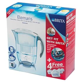 Brita Elemaris Cool White Promo Pack With 4 Maxtra Cartridges