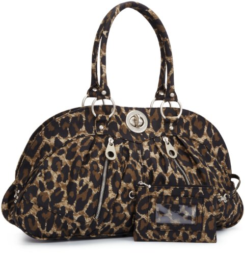Baggallini Luggage Shanghai Satchel Silver, Leopard, One Size
