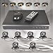CCTV_CameraMall--JD7608EC750G6DC101B. 6 Color CMOS 24 IR Day/Night Vision Indoor Dome Cameras with one 8 Channels Video Audio Security Surveillance DVR Digital Video Recorder System Built-in 750GB HDD, Included 6x 60ft Siamese Cables and Power Supply Unit. Supports Network Remote Live Viewing Over Internet, Windows IE, iPhone, Win CE, Symbian, Blackberry