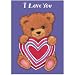 Love Jumbo Greeting Cards (6 count)
