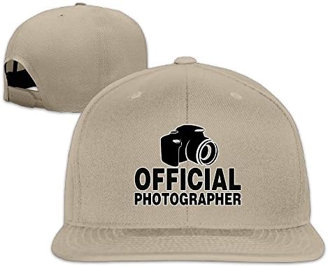 Official Photographer Photography Event Staff Flat Bill Adjustable Baseball Hats