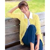 Women's National Classic Cardigan Sweater, Beige, Large (Apparel)
