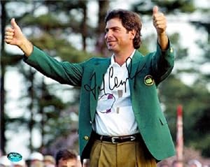 Fred Couples autographed 8x10 photo (PGA Golf Star) Masters Green Jacket SC#1