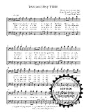 Trust and Obey  w/Practice CD A capella  TTBB  Choral Sheet Music! Acappella music arranged for 4 part male choir or quartet. 5 copies of the song included