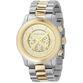 MICHAEL Michael Kors Mens Chronograph Two-Tone Mixed Metal Bracelet Watch by Michael Kors