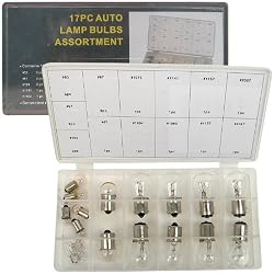 Trademark 75-0117 12V Automotive Light Bulb Assortment - 17 piece