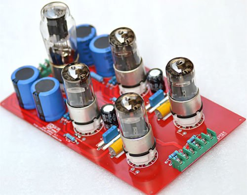 Cary 6n8p X 4 Tubes Preamplifier Board Ar