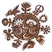 Good Day Sunshine - Metal Sun Face Wall Art Sculpture, 24"