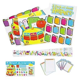 Carson-Dellosa Publishing CD-144015 School Tools Classroom Decorating Set, 23 x27 Backpack Bulletin