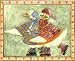 The geese Family I by Isabelle De Bercy. Size 12.00 inches width by 9.94 inches height. High Quality Art Poster Print