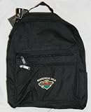 NHL Minnesota Wild School Book Bag Black Neoprene Backpack