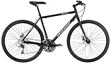Windsor Rapide 700C Disc Shimano 24 Speed Disc Brake Carbon Fork Super Hybrid Bicycle Bike matt black 20" frame