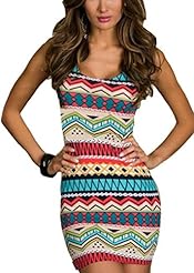 Sexy Floral Print Club Dress 