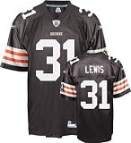 Jamal Lewis Jersey: Reebok Brown Replica #31 Cleveland Browns Jersey