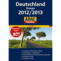 ADAC ReiseAtlas Deutschland, Europa 2012/2013