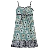 Girls' Mossimo Supply Co. Ruffled Mix Dress - Big Floral