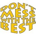 Don't Mess/Best Cheer Cheek Decal 100-pk. - Gold