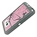 Kecko® Shockproof Dirt proof Military Grade Drop Scratch Resistant Hybrid Bumper Full Body Protective Camo Case with Belt Clip Holster for Samsung galaxy Note 5 (Pink Tree Gray)