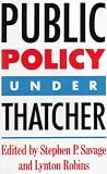 Public Policy Under Thatcher