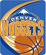 Denver Nuggets Royal Plusch Raschel Throw Blanket - NBA Basketball Fan Shop Sports Team Merchandise