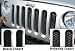 Rampage 86512 Gloss Black Powder Coat Sport Mesh 3D Wire Grille