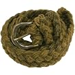Celtic Braided Hemp Belt - Brown