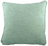 Evans Lichfield Savannah Cushion Piped Edge, Duck Egg (Filled Cushion), 17 x 17 Inch