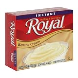 Royal Instant Pudding, Banana Cream, 3.125-Ounce Boxes (Pack of 24)