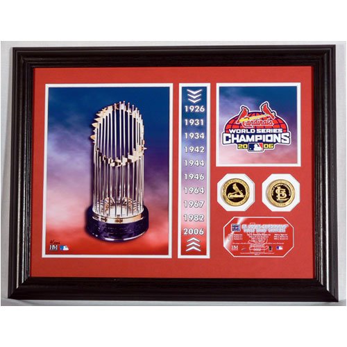 Buy St. Louis Cardinals 10 Time World Series Champions Photo Mint by Highland Mint