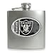 Oakland Raiders Stainless Steel Hip Flask