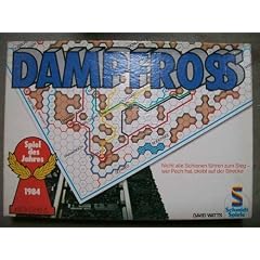 Dampfross. Nicht alle Schienen f�hren zum Sieg - wer Pech hat, bleibt auf der Strecke. Spiel des Jahres 1984