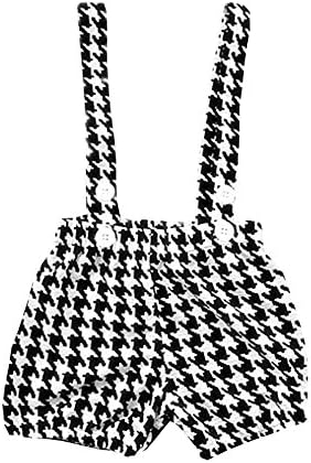 Intrans Classical Printed Button Overalls Short Stylish Suspender Pants 4 Years Old