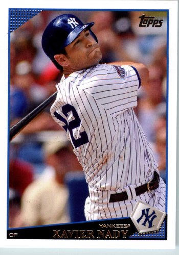 2009 Topps Team Edition New York Yankees Baseball Card # NYY10 Xavier Nady Mint Condition - Shipped In Protective ScrewDown Display Case!