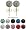 Crystal Stud Earrings by GlitZ JewelZ © - 5/16' (8MM) - Silver 18K Gold plated, looks like real Gold - made with over 100 crystals - bling bling!! Comes packed in a lovely velvet pouch - Choose the colour & size from the menu below
