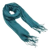 [全17色ストール/青緑]男女使える380円/メンズ＆レディース両用/スリム＆大判[sk14]