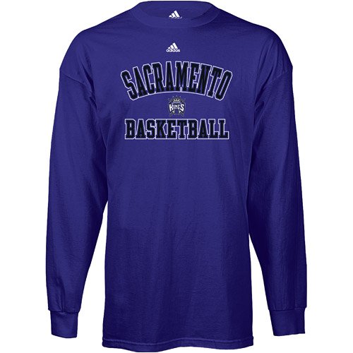 adidas Sacramento Kings City Name Long Sleeve T-Shirt