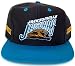 Jacksonville Jaguars Vintage Snap Back NFL Hat - Black // Teal