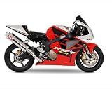 01-06 HONDA CBR600F4I: YOSHIMURA RS-3 SLIP-ON EXHAUST - POLISHED STAINLESS STEEL (LARGE) (SILVER)