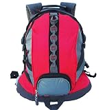 STYLISH BACKPACK HIKING CAMPING BACKPACK DAY PACK RED
